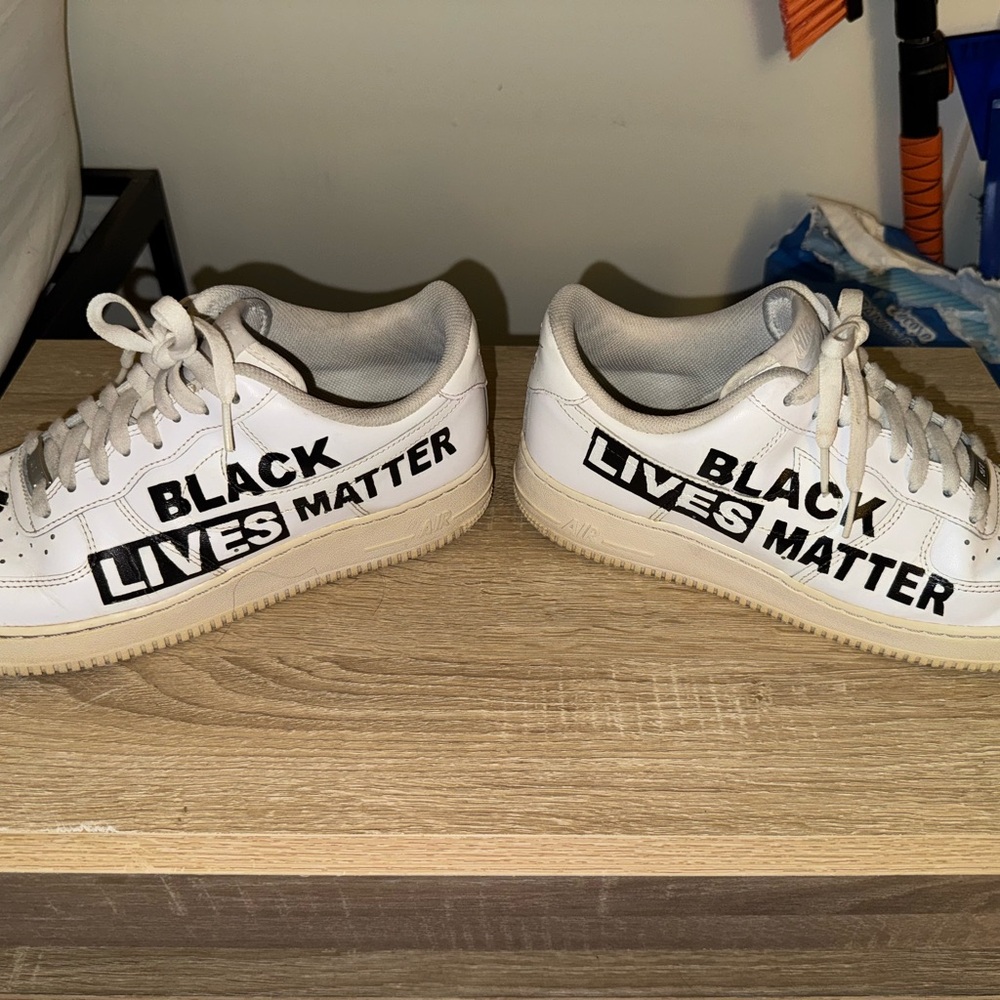 BLM Nike Air Force 1s